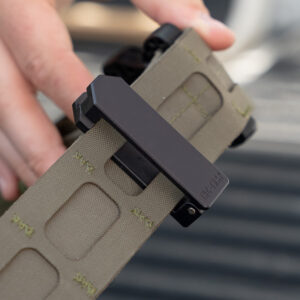 TacTrap 1.75 black on green battle belt.