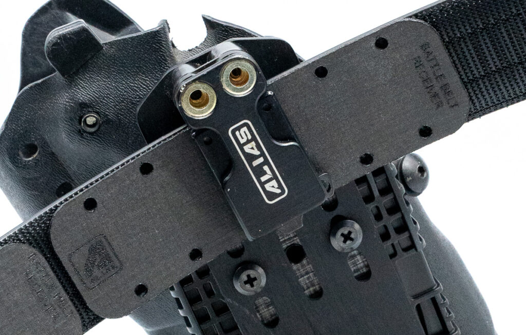 battle belt receiver on kore essentials ep belt.