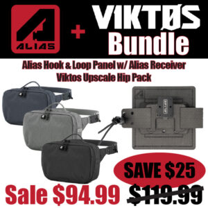 Viktos Upscale Hip Pack & Hook and Loop panel W/ Receiver Bundle.