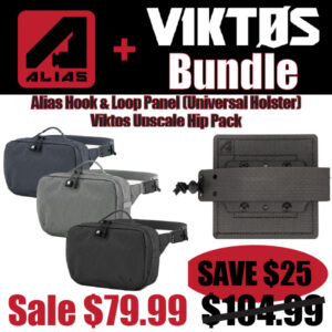 Viktos Upscale Hip Pack + Hook and Loop panel W/ Universal Gun Loop Bundle