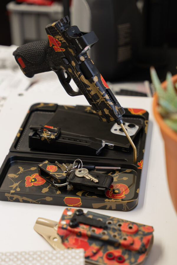 Premium EDC Dump Tray - Poppies of War Edition